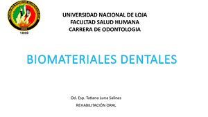 HIDROCOLOIDES Y YESOS DENTALES