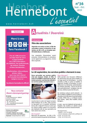 Essentiel N°36 - septembre/octobre 2019