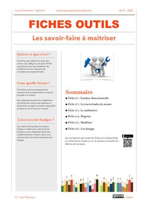 Fiche Outils Correction