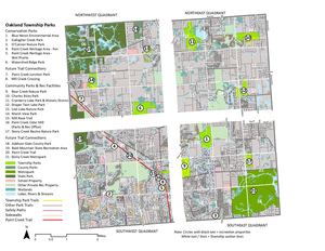 Oakland Township Quadrant Map