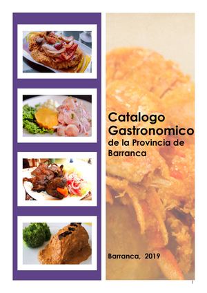 Catalogo Gastronomico