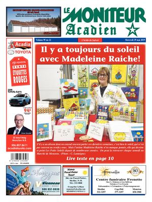 Moniteur Acadien 29 Mai