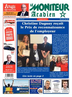 Moniteur Acadien 5 Juin