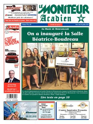 Moniteur Acadien 10 Juillet