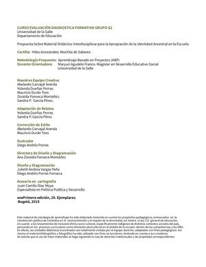 Cartilla Hilos Ancestrales