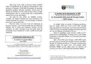 AMFAR A15 396 Le Journal de Georges et de Jules Leloir (XIXe siècle)