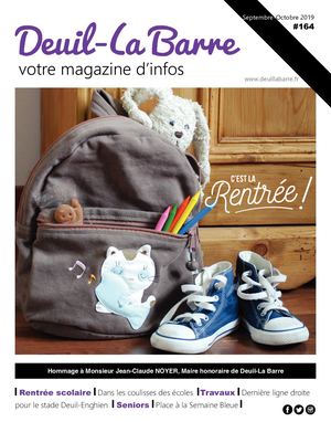 Deuil-La Barre Votre magazine d'infos / N°164 / Septembre-Octobre 2019