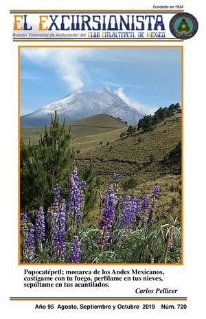 Boletín De Excursionismo Trimestral Ago,sep, Oct