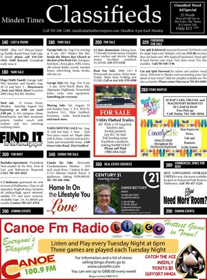 Classifieds August 29, 2019