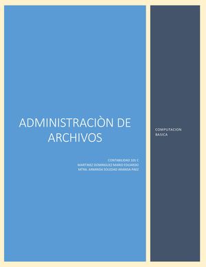 Administracion De Archivos,