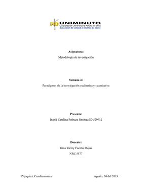 Paradigmas De Investigación