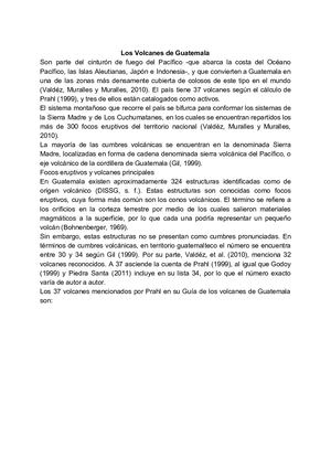 Guatemala: Volcanes,ríos,lagos,lagunas,lagunetas,montañas