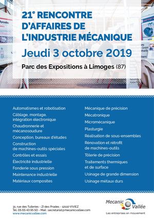 Mecanic Vallée Catalogue 2019