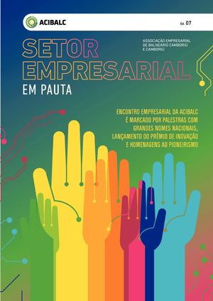 SETOR EMPRESARIAL EM PAUTA ED. 07