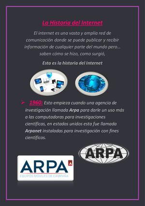 La Historia Del Internet