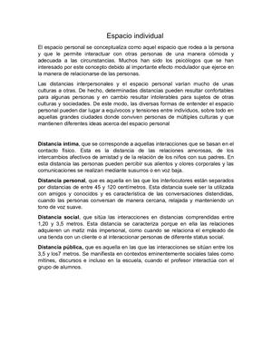 Espacio Individual