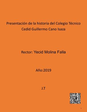 Colegio Técnico CEDID Guillermo Cano Isaza