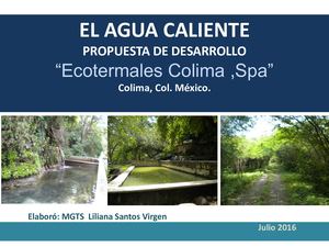 El Agua Caliente Colima.