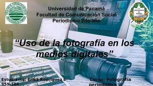 Uso De La Fotografia En Los Medios Digitales