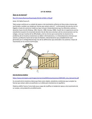 Ley De Inercia