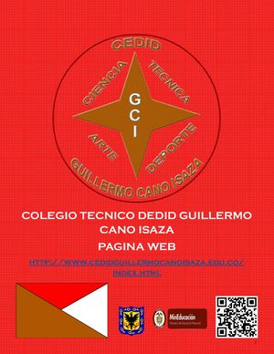 Pagina web "Colegio técnico CEDID Guillermo Cano Isaza