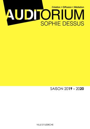 Auditorium Sophie Dessus Saison 2019-2020