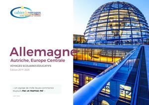 Voyages scolaires Allemagne, Autriche et Europe Centrale 2019-2020