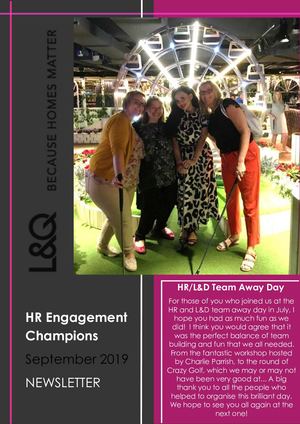 September 2019 Newsletter