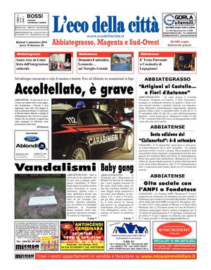 L'eco della città del 3 settembre 2019