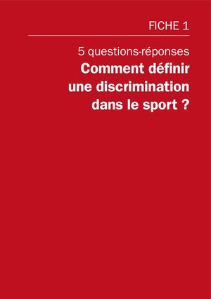 Comment Définir Une Discrimination Dans Le Sport