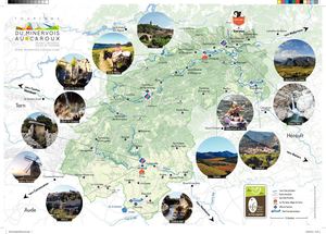 Carte Touristique 2019 Du Minervois Au Caroux