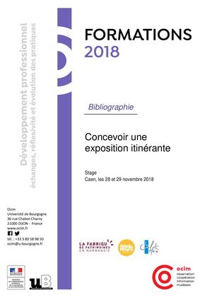 [Ocim] Concevoir une exposition itinérante