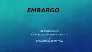 Embargo