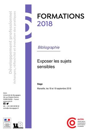 [Ocim] Exposer les sujets sensibles