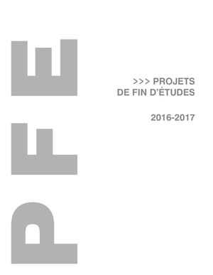 Catalogue PFE 2016_2017