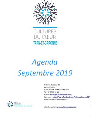 Programme CDC 82 - Septembre 2019