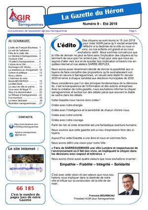 La Gazette Du Héron N°9