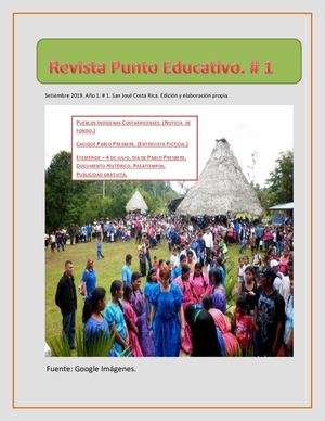 Revista Punto Educativo #1 Setiembre 2019