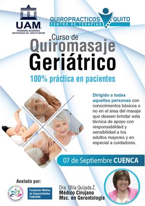 Masaje Geriátrico
