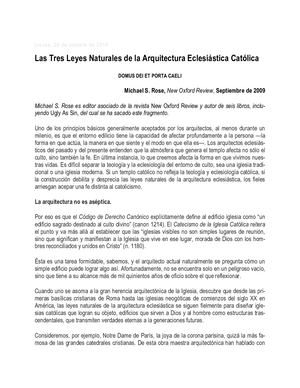 Arquitectura Eclesiastica