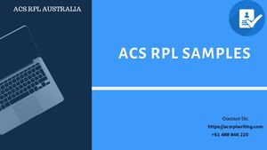 Acs Rpl Samples