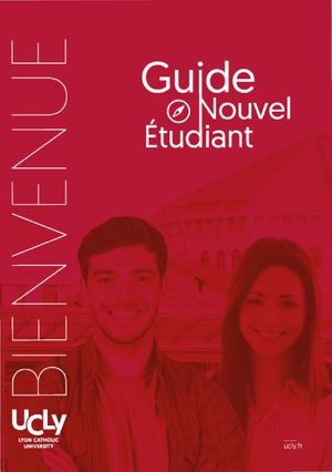 Guide Nouvel Etudiant UCLy