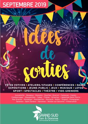Idees De Sorties Septembre 2019