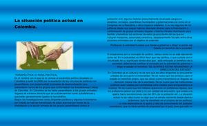 La Situación Política Actual En Colombia