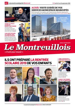 Le Montreuillois N° 81 - Du 5 au 18 septembre 2019
