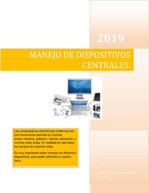 MANEJO DE DISPOSITIVOS CENTRALES