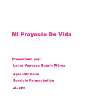 Mi Proyecto De Vida