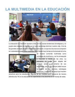 Examen Final - Uso de la gamificación, aula invertida y multimedia