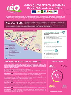 Présentation du BHNS - Bus à Haut Niveau de Service de L'Étang-Salé les Hauts