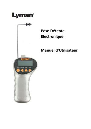 Pèse Détente Electronique Lyman